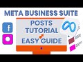 How to post on meta business suite easily