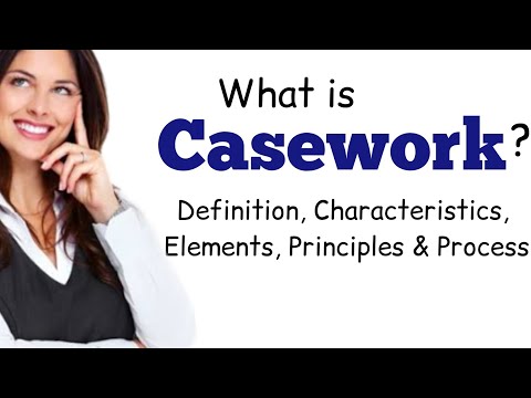 Casework ( Definition, Characteristics, Elements, Principles & Process )