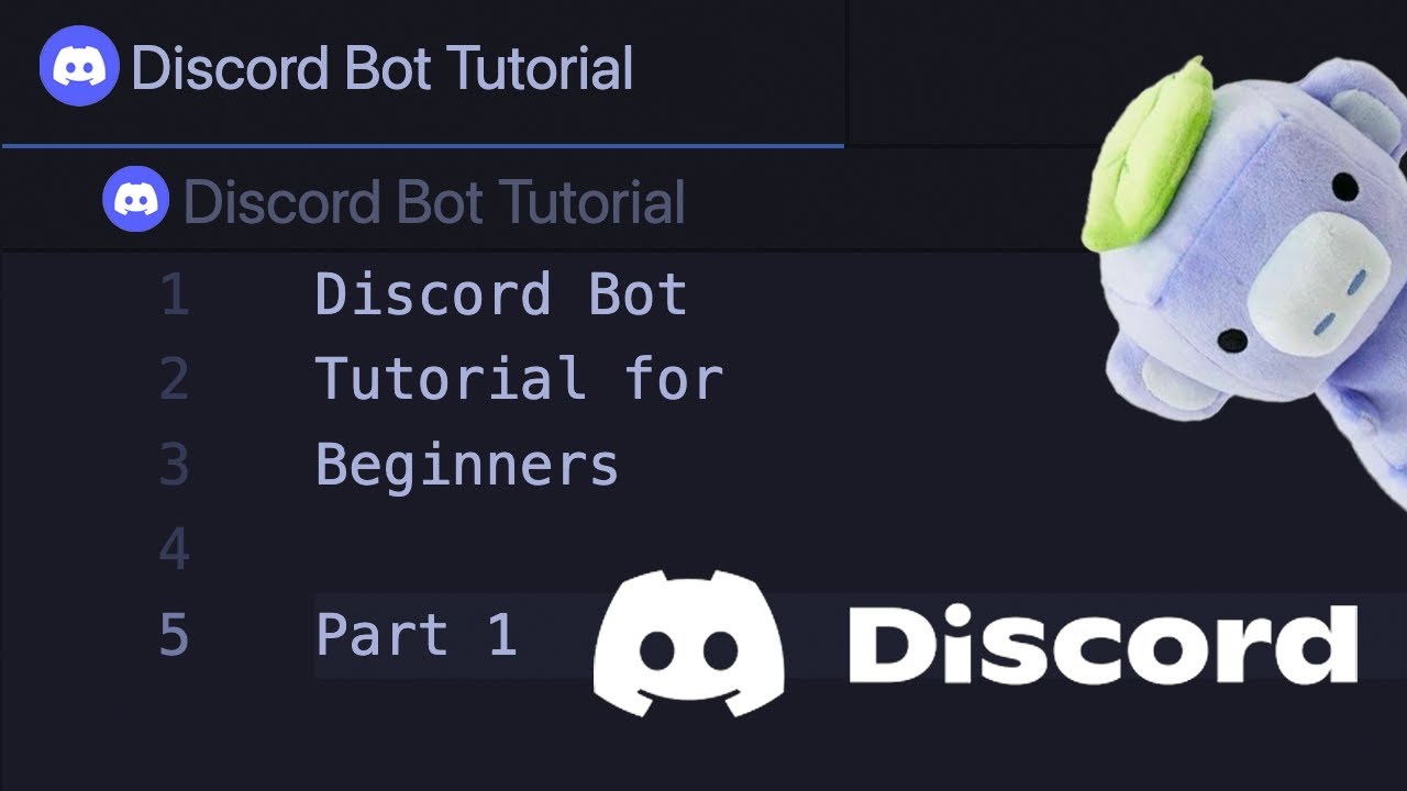 Code Your Own Discord Bot - Basics (2021) 