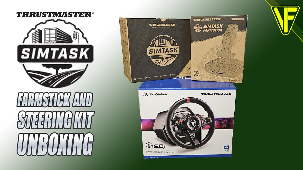 Thrustmaster SimTask FarmStick & Steering Kit Unboxing! 