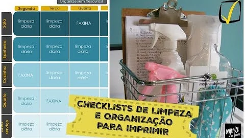 Como montar um checklist de limpeza?