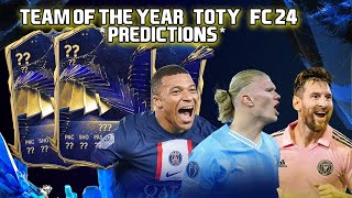 EA Sports FC 24 Team of The Year (TOTY) *PREDICTIONS* 🔥🌟 ft. Haaland, Mbappé, Messi, and MORE!...