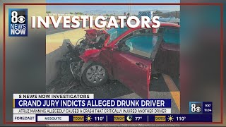 Alleged drunk driver drove wrong way, 'couldn’t remember passing out' after Las Vegas crash