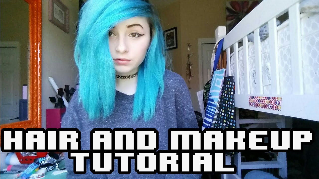 Daily Scene/Emo Hair and Makeup Routine