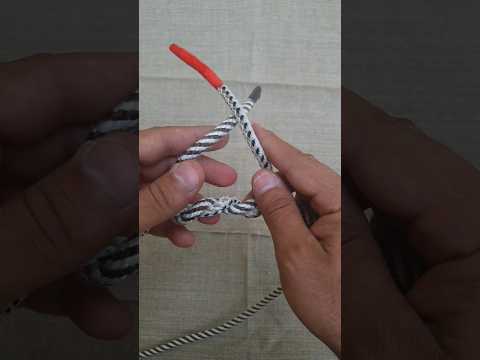 Как завязать крепкий узел | полезные советы #shorts #diy #узел #knot