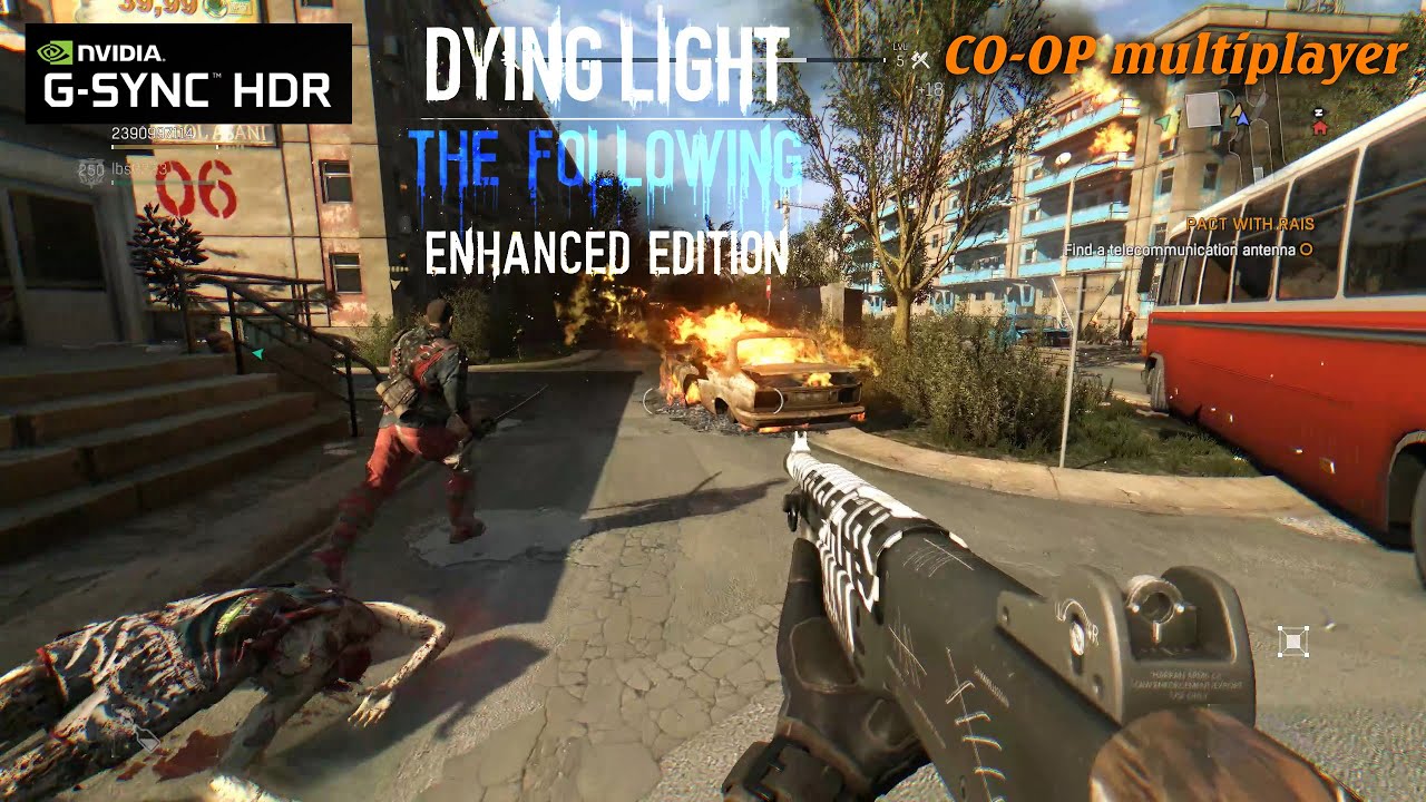 Dying Light Enhanced Co-op Gameplay | Ultra HDR 60fps
