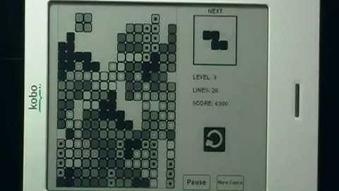 Tetris on Rooted Kobo Touch