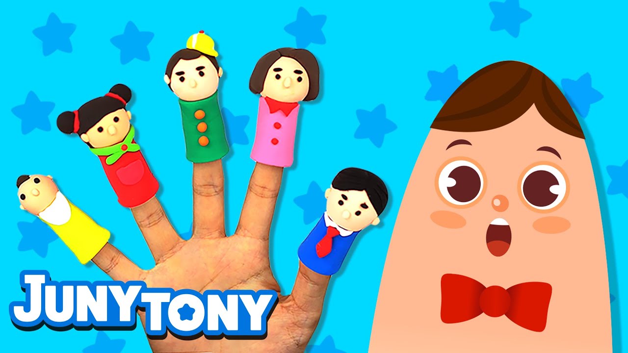 ORIGINAL "Family" Finger Puppet with a Song to Download 