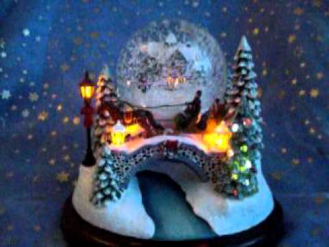Thomas Kinkade Schneekugel Jingel - YouTube
