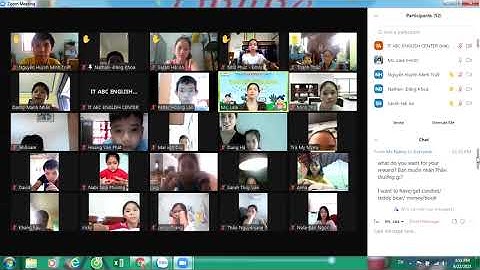 Sinh hoạt câu lạc bộ tiếng Anh trực tuyến tại ABC English Center