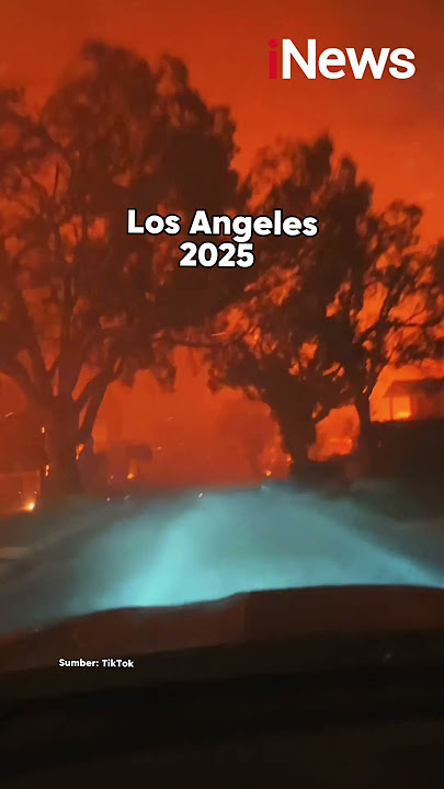 Penampakan  Los Angeles Sebelum dan Setelah Kebakaran Dahsyat