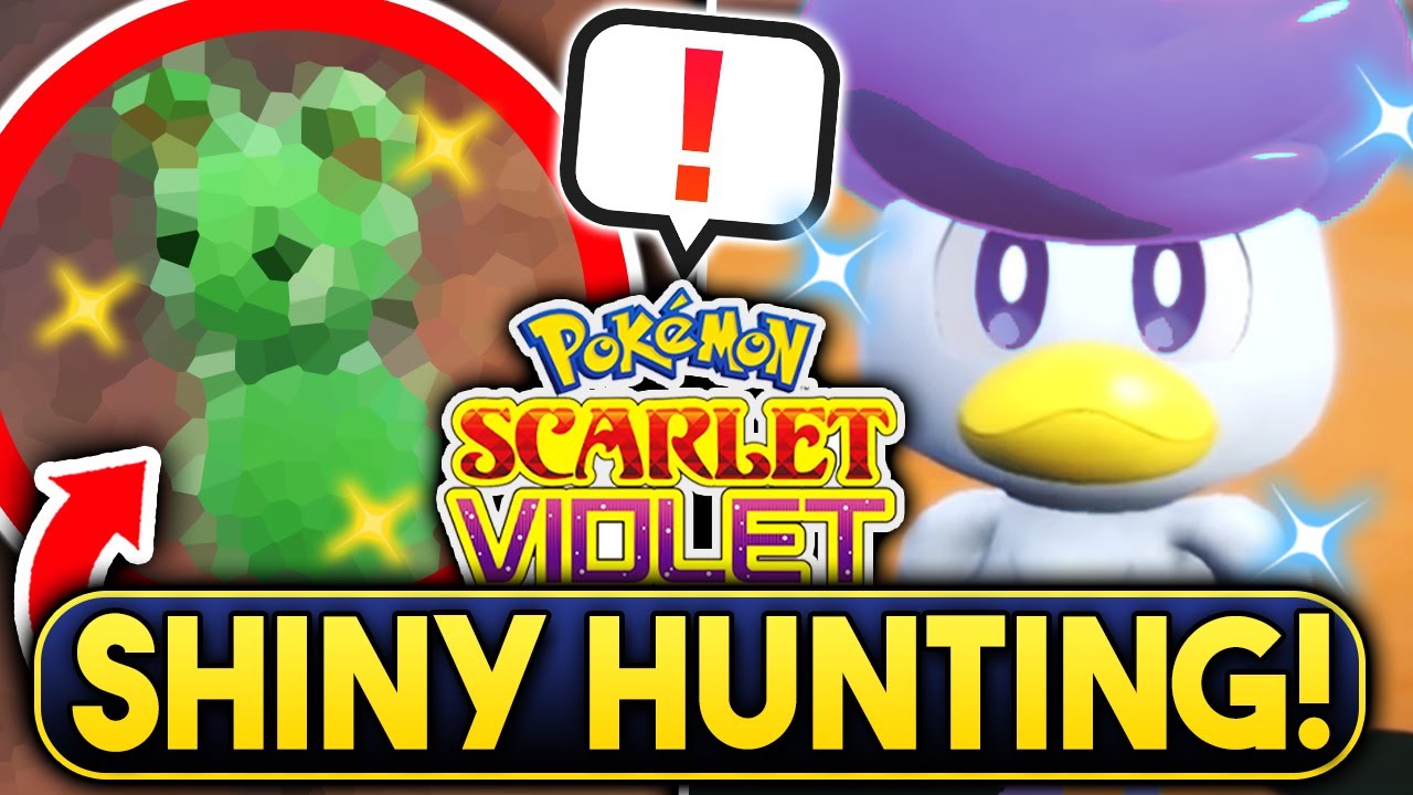 Shiny hunting in Pokémon Scarlet and Violet