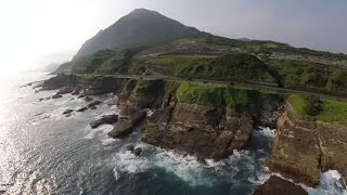 TTRobotix GHOST+ x450 500 meters away from the coast overlooking Pacific Ocean