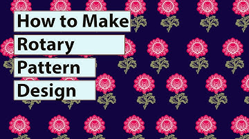 Naheed Usman; Textile Designer - Artist; how to make rotary pattern design