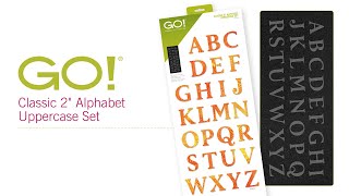 Create Personalized Gifts with the New AccuQuilt GO! Classic 2 Alphabet Uppercase Die!
