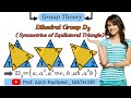 Rotation and reflection equilateral triangle in dihedral group d3