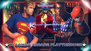 KILLER INSTINCT THE ORIGINAL ARCADE GAME; TJ COMBO ARCADE PLAY THROUGH