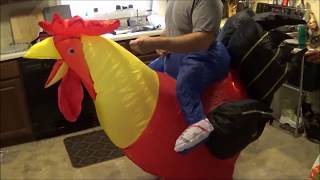 Perfect Corset Inflatable Blowup Halloween Rooster Costume Review