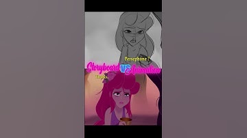 #indieanimation Eris and Persephone ⚡🌪️🌹 Storyboard VS Animation