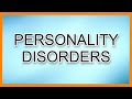 Personality Disorders