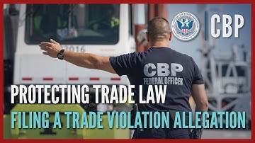 Steps to Submitting an e-Allegation for Trade Violations - Office of Trade | CBP