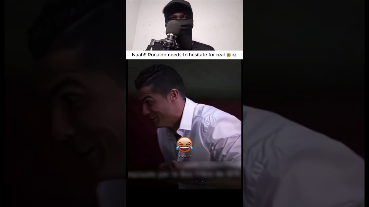 Naah!! Ronaldo needs to hesitate for real 😭💀