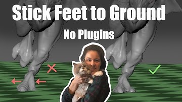 How To Fix Sliding Feet in Animation - NO PLUGINS - Maya Tutorial
