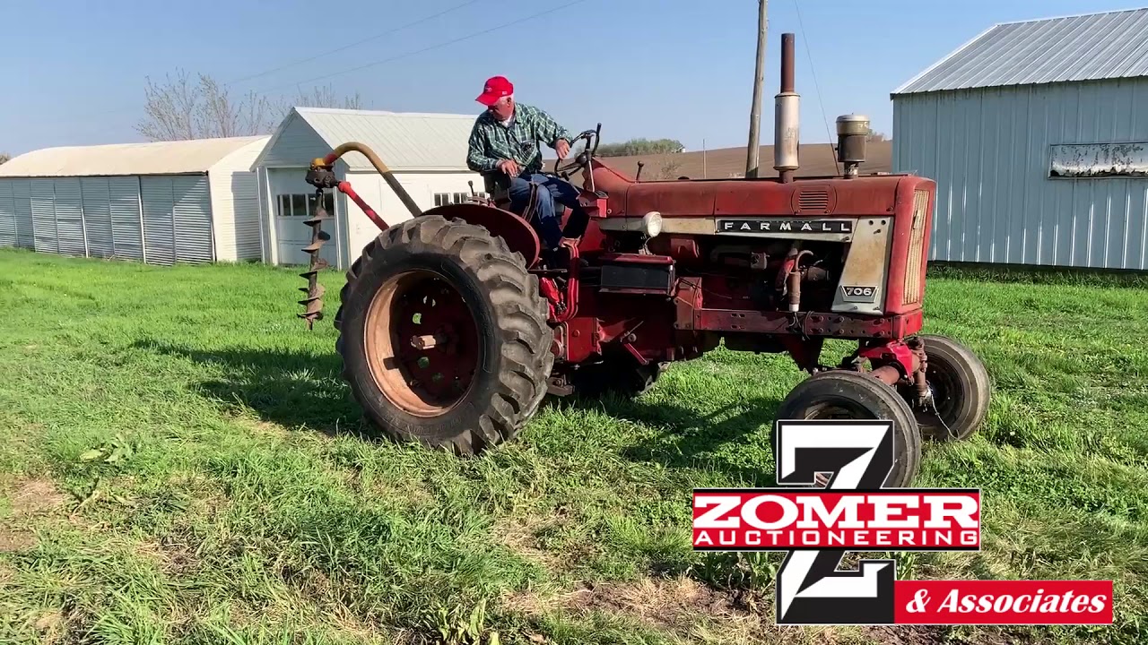 International 706 Gas Tractor--Sells June 25, 2019 - YouTube