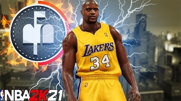 NBA 2K21 NEXT GEN SHAQ BUILD - 60 BADGES - ABSOLUTELY DOMINANT