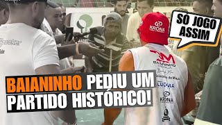 INACREDITÁVEL: Baianinho pediu um partido que nem o Maycon acreditou 🎱