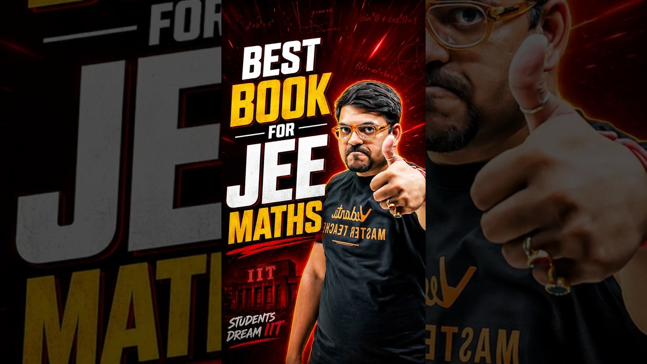 Best BOOKS for IIT-JEE Maths! #jee #jeemains #jee2027 #jeeexam #iitjee #shorts