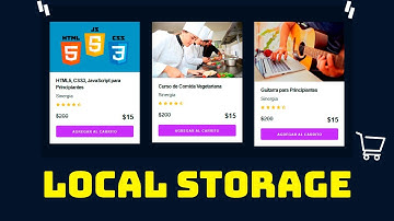 ✅ Añadiendo Local Storage al Carrito de Compras - Carrito de Compras con Javascript (Parte 10) ⚡