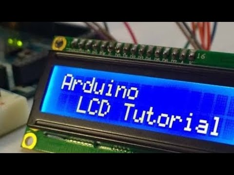 Interfacing I2C LCD with Arduino - YouTube