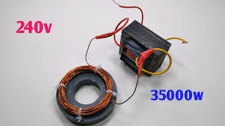 AC 240v 35000w Amazing Free Electricity Generator With Copper Coil And Magnet Use Transformer