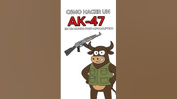 🚨How to make an AK-47? (Just kidding, CROSSBOW) #shorts