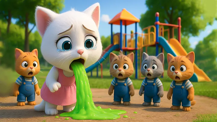 🍏🤮 The Kitten Ate a Strange Apple… Then Chaos Broke Out in Class! #catshorts#cat#aicat