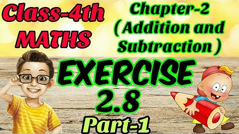 #wordproblembasedonsubtraction class-4th,Ch-2(ADDITION AND SUBTRACTION),Ex. 2.8(Part-1) #Evergreen