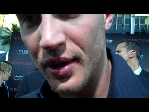 Tom Hardy at the "Inception" premiere