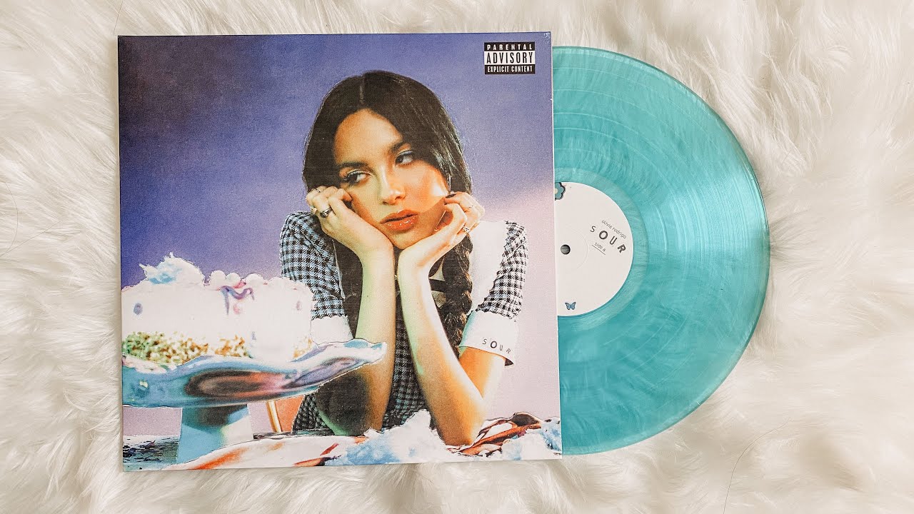 Olivia Rodrigo sour target盤 レコード RARE USA Olivia Rodrigo Sour TARGET Exclusive Blue Vinyl Alt