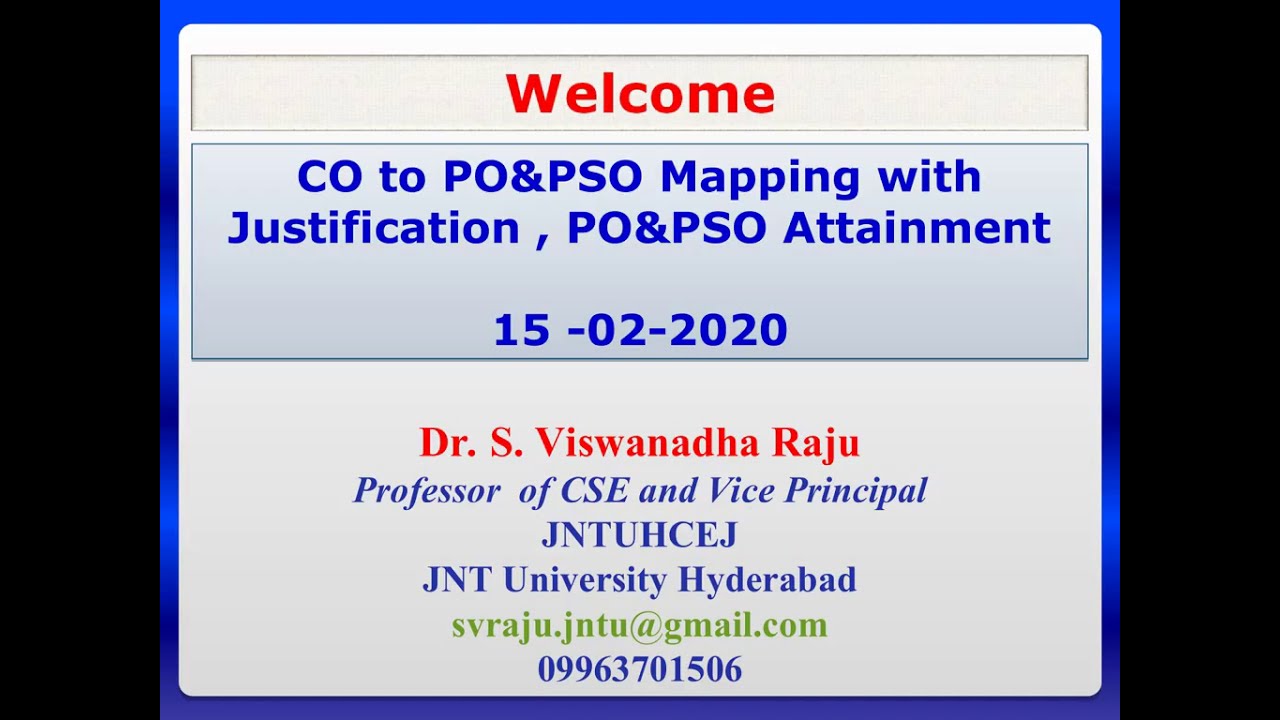 CO And PO Attainment With Justification YouTube CO And PO Attainment With Justification YouTube