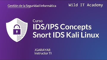 IDS/IPS Fundamentals | Gestión de la Seguridad Informática | Wild IT Academy