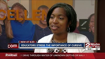 Cursive making a comeback