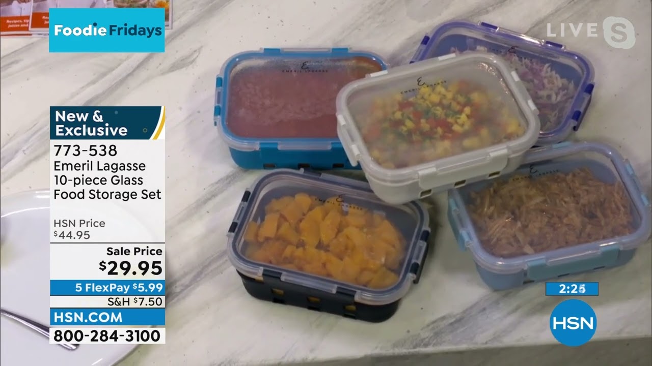 Fullstar, Meal Prep Container, Tupperware Sets With Lids, Food