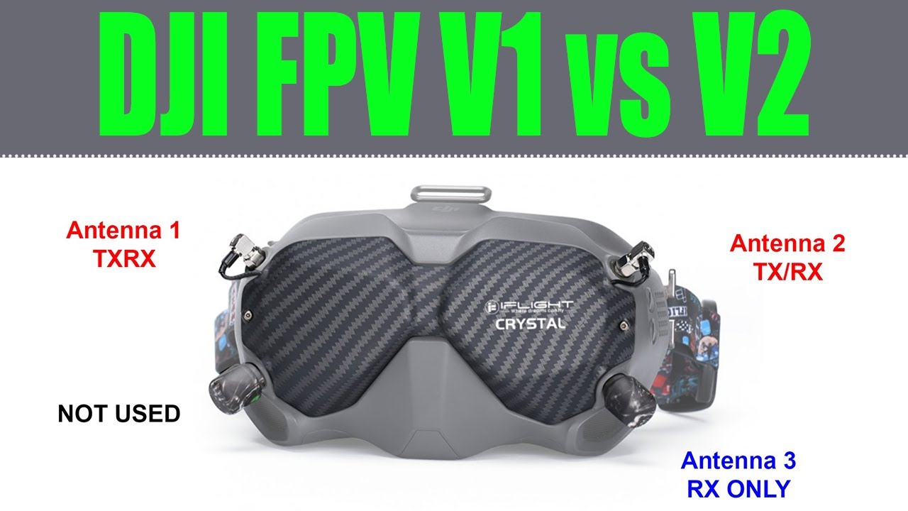 DJI FPV Goggles V2 Vs V1 - Side By Side Comparison - YouTube