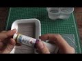 Как сделать мокрую палитру. How to make a wet palette.