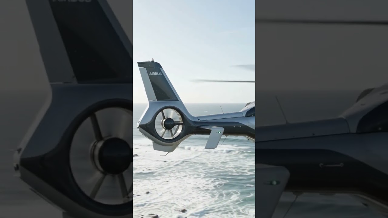 Helicopter hovering over coastal…  #shorts