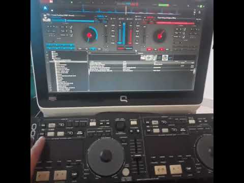Unidad de cd DENON DN-D6000 convertida a MIDI para trabajar con VIRTUAL DJ..