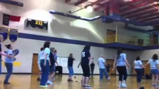 FA teacher flash mob