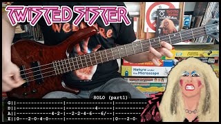 TWISTED SISTER - We're not gonna take it (BASS TABS) [lyrics + PDF]