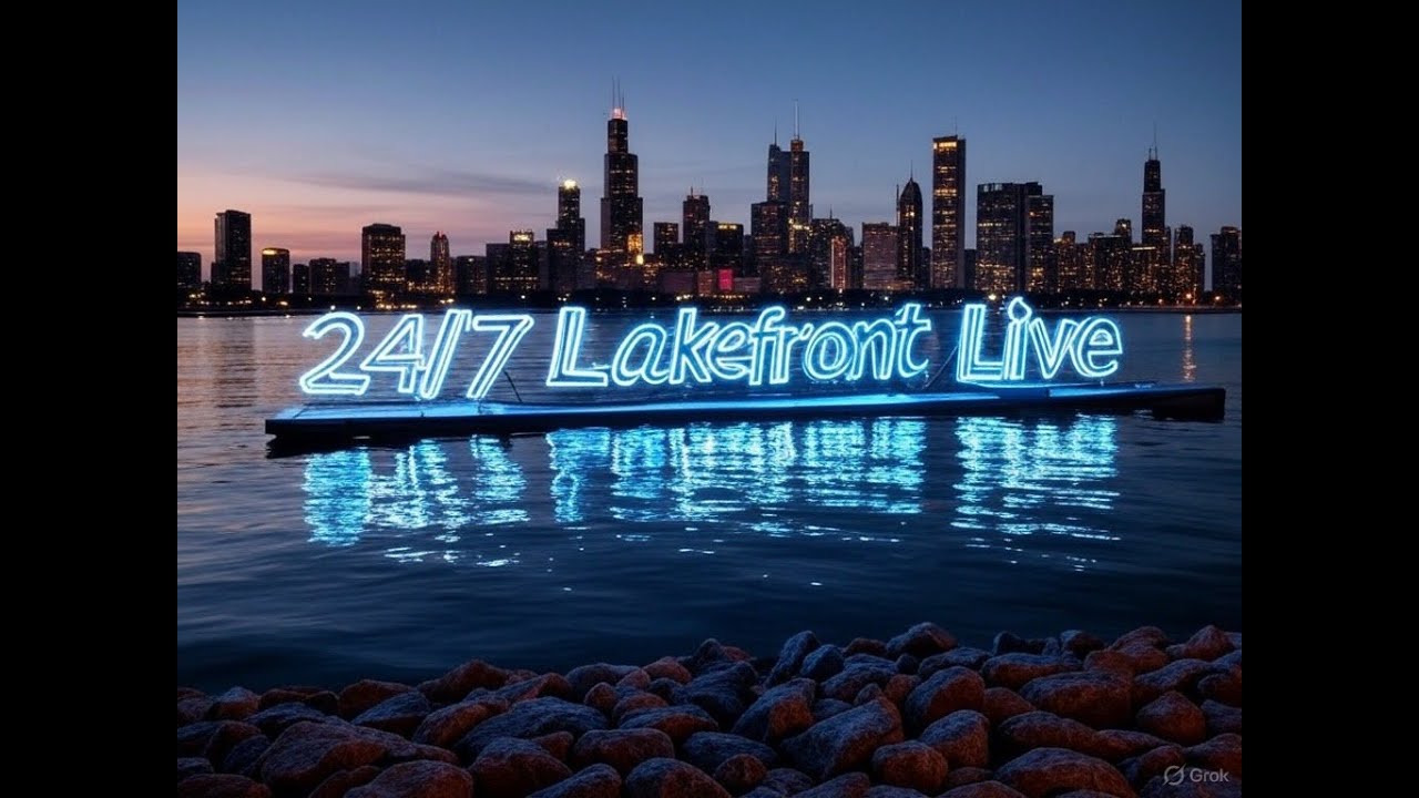 4K Chicago Lakefront 24/7 Live Stream | Watch the Playpen, Lake Shore Drive, & Stunning CTY Skyline